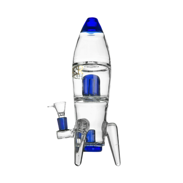 hemper rocket bong - blue other side image