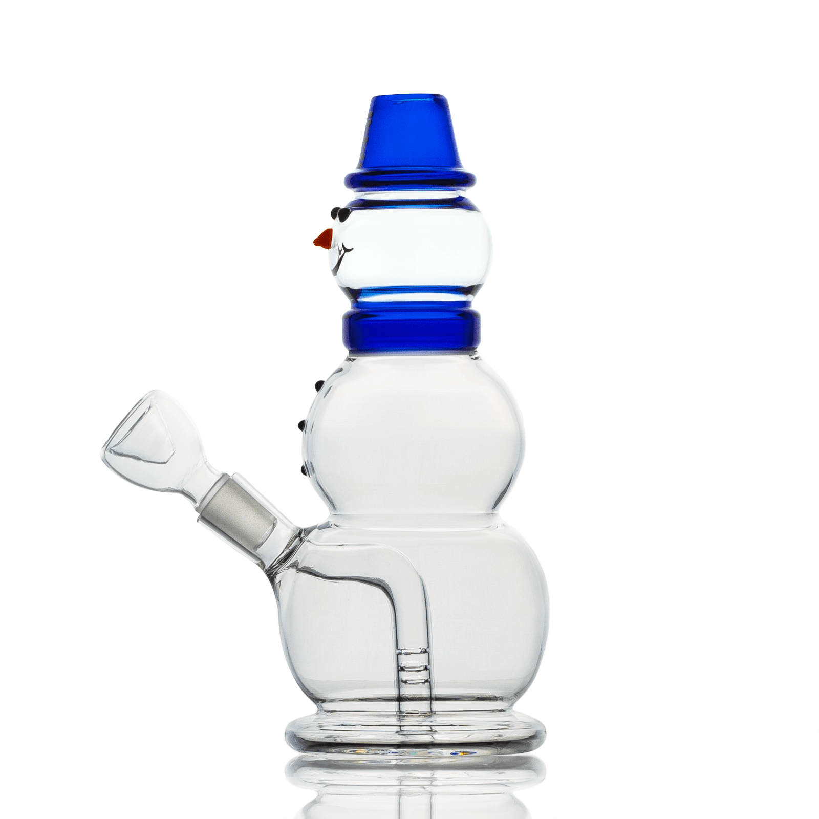 hemper snowman xl bong - blue side image