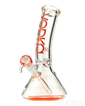 Vodka Glass 12" 9mm Bent Neck Beaker Bong