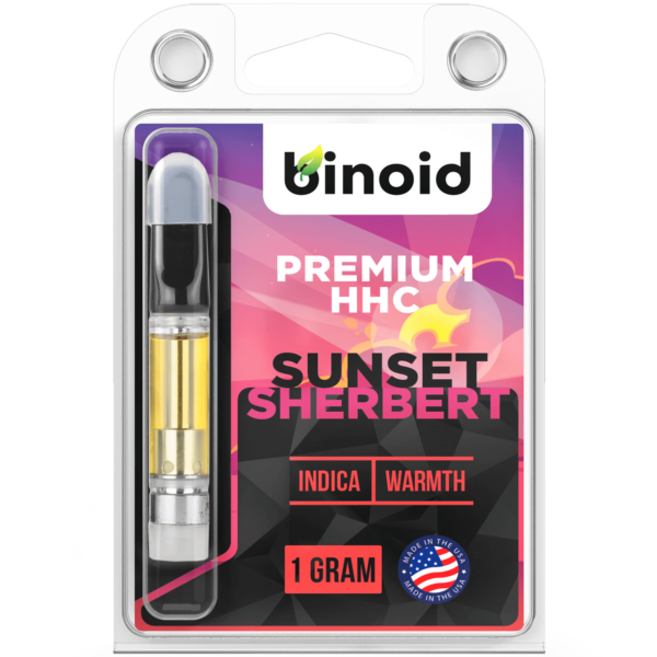 binoid HHC Vape Cartridge Sunset Sherbert