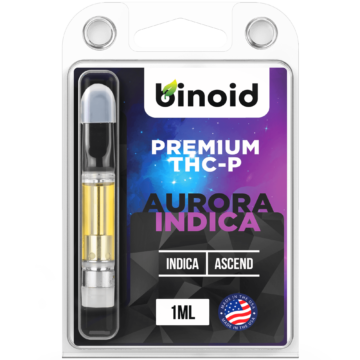 THC-P Vape Cartridge Aurora Indica 1ml ascend
