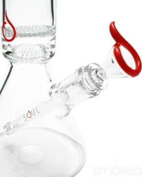 soul 10" slit percolator incycler bong replacement downstem pipe red