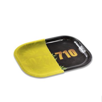 yellow cover moon rock 710 square rolling tray side image
