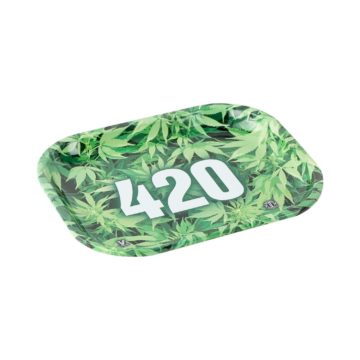 420 Green Metal Rollin' Tray #1