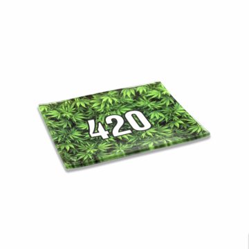 v syndicate green weed 420 square ashtray side image