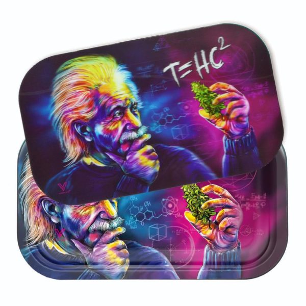 v syndicate einstein rectangle rolling glass tray open image