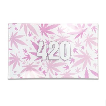 420 Pink Glass Rollin' Tray #3