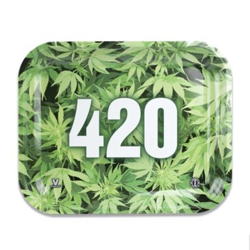 green weed 420 square rolling tray large