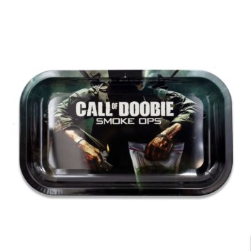 call of doobie rectangle rolling tray image