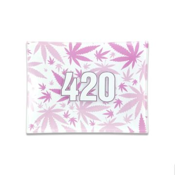 v syndicate pink 420 square ashtray image