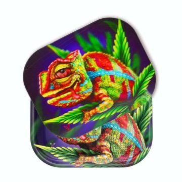 v syndicate chameleon square rolling glass tray open image