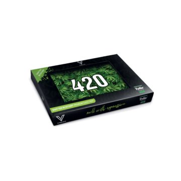v syndicate green weed 420 square ashtray pack