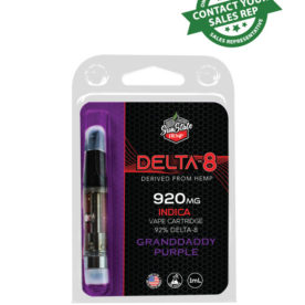 Delta 8 Indica Grandaddy Purple 1ml
