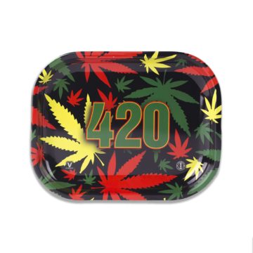 weed 420 square rolling tray image
