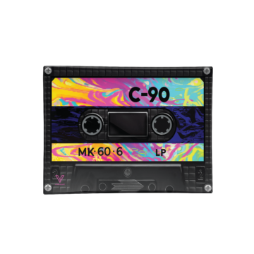 v syndicate music cassette square ashtray image