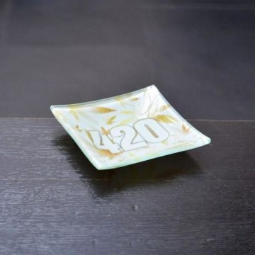 v- syndicate - cenicero de cristal 420 yellow tray