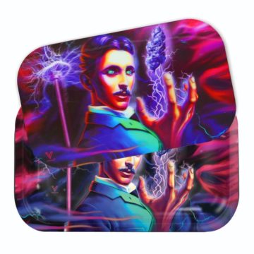 v syndicate tesla's high voltage rectangle rolling glass tray open image