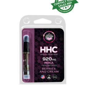 HHC Cartridge Indica – Berries and Cream 1ml 920mg