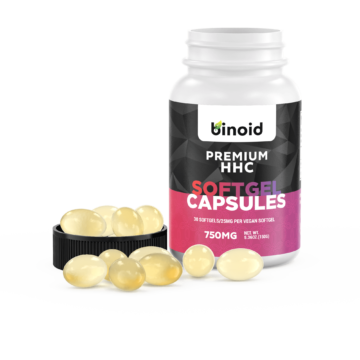 HHC 750mg Softgel Capsules For Pain, Anxiety, Sleep, Insomnia and Back.