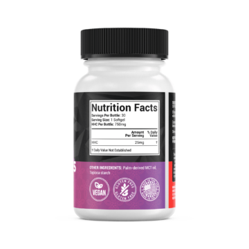HHC 750mg Capsules Nutrition