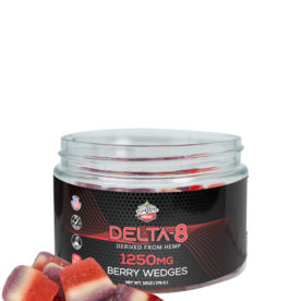 Delta 8 Legacy Gummies Berry Wedges 50ct 1250mg