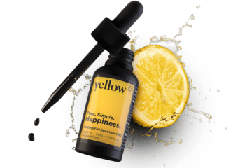 Lemon Flavor CBD Tincture Yellow For Sale