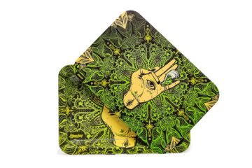 Green Metal Rolling Tray Magnetic to Buy