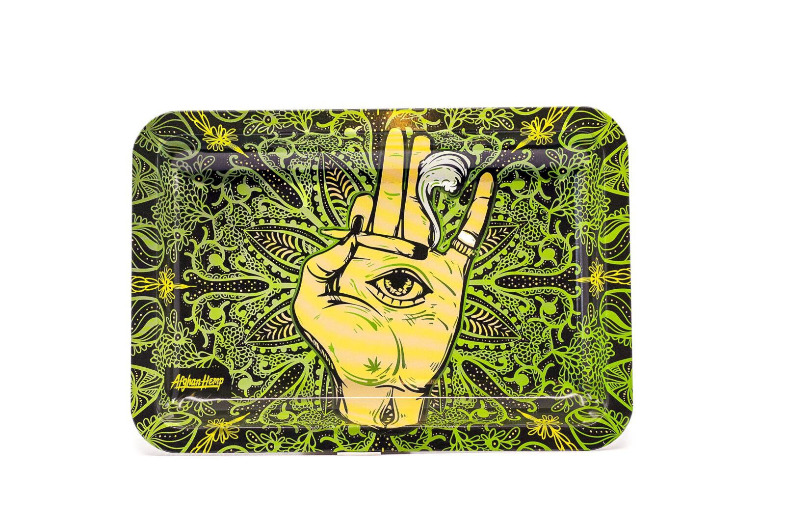 Metal Rolling Tray Green for Sale