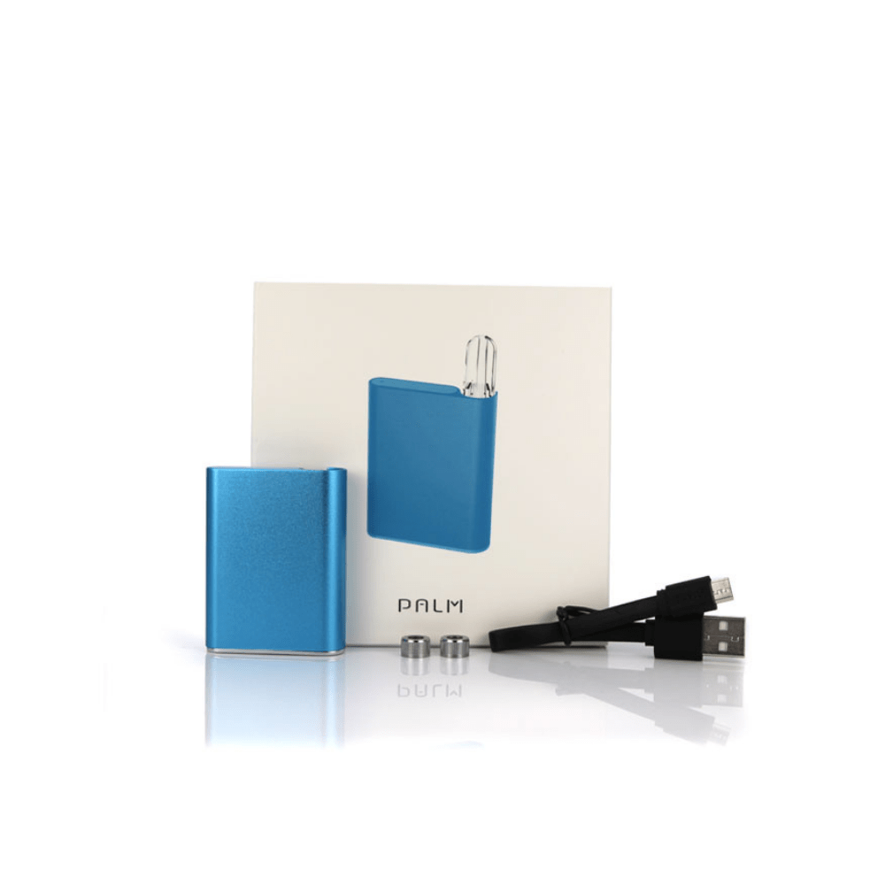 Blue Palm Vaporizer With Packing and USB Cable