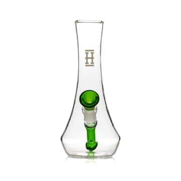 hemper vase bong 7" - green front image