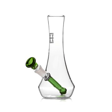 hemper vase bong 7" - green other side image