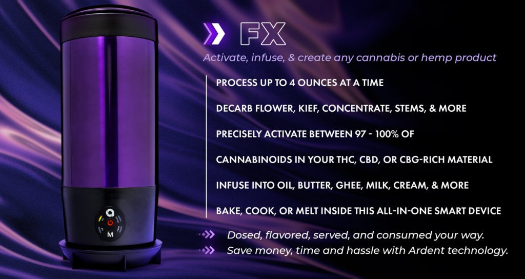 ARDENT FX DECARBOXYLATOR - HERBAL ACTIVATOR AND EXTRACTOR - features