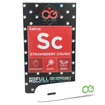 OG CBD Disposable Vape Pen - Strawberry Cough