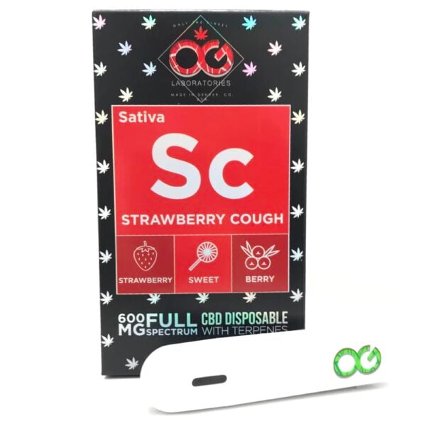 OG CBD Disposable Vape Pen - Strawberry Cough