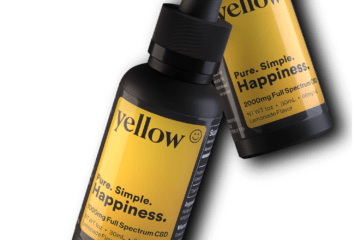 CBD Full Spectrum Lemonade Flavor Yellow Buy Online
