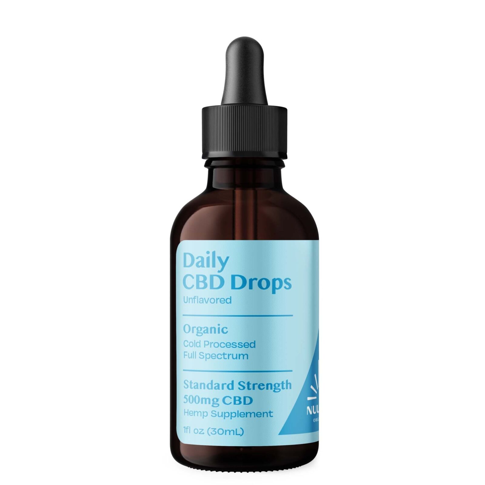 CBD Drops Unflavored Organic Cold Processed For Sale