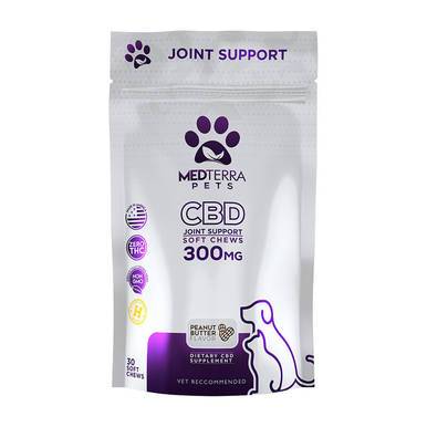 Medterra - CBD Pet Edible - Peanut Butter Joint Support Chews - 300mg