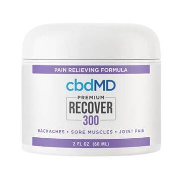 cbdMD Recover Inflammation Cream - 300mg - 1500mg