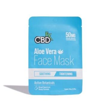 CBDfx Aloe Vera CBD Face Mask - 50mg