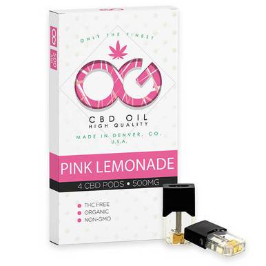 OG Labs - CBD Pod - Pink Lemonade - 500mg (4 Pack)