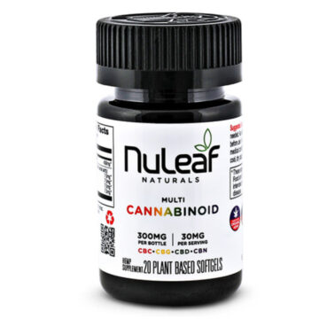 NuLeaf Naturals Full Spectrum Multicannabinoid Softgels - 300mg-1800mg