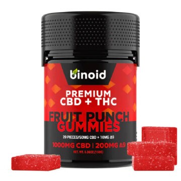 Binoid - Delta 9 Gummies - Fruit Punch - 60mg