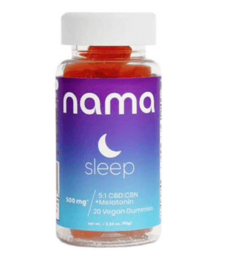 Nama - CBD Edible - CBD:CBN Vegan Sleep Gummies + Melatonin - 500mg