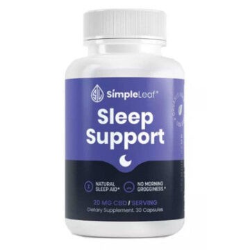 Simple Leaf CBD CBD Capsules Sleep Support Caps - 20mg