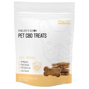 Penelope's Bloom - CBD Pet Edible - Joint +Mobility Treats For Dogs - 600mg