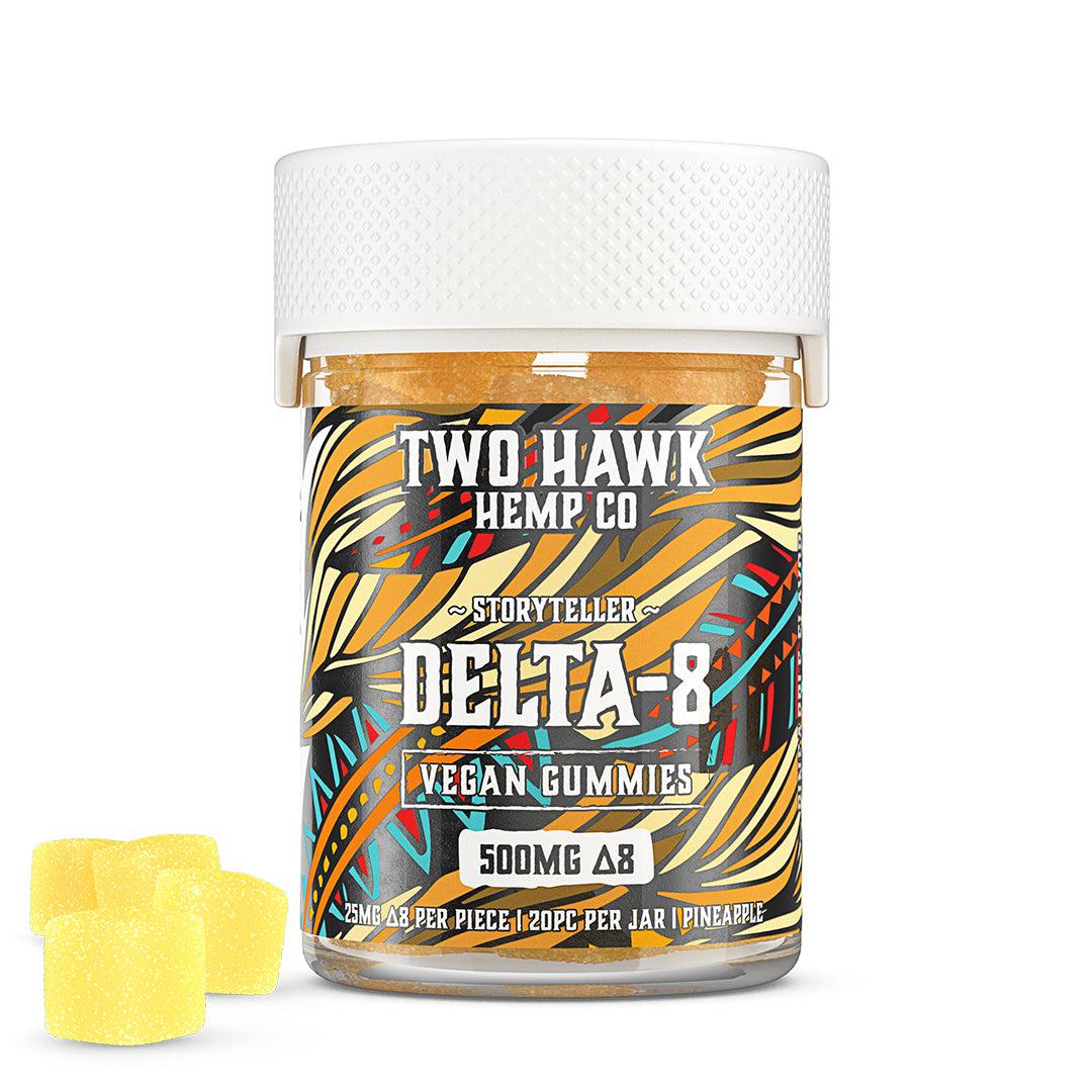 Two Hawk Hemp Co. Delta 8 THC Storyteller Gummies - Pineapple - 25mg