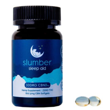 Slumber CBN Capsules - Sleep Aid Soft Gels - 5mg