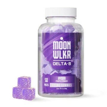 MoonWLKR Delta 8 THC Hydra Gummies - Purple Punch - 625mg