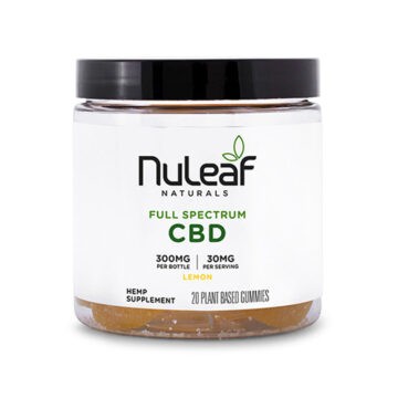 NuLeaf Naturals - CBD Edible - Full Spectrum Lemon Gummies - 300mg-1350mg