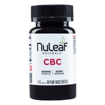 NuLeaf Naturals CBD Softgels  CBC Caps - 300mg-1800mg